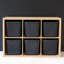 Sculpted Felt Storage Bin with Lid-983408669