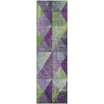 Premium Machine Washable Varroville AMF1721 Geometric Rug
