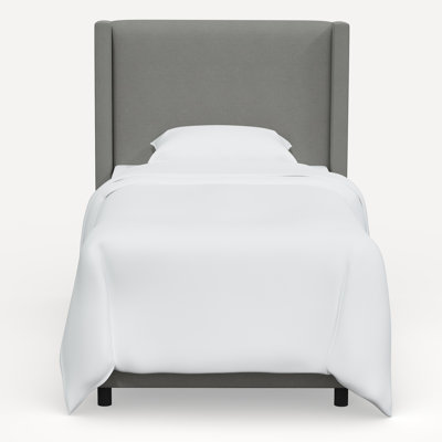 Hanson Linen Upholstered Wingback Bed