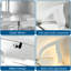 Ventilateur de plafond à DEL moderne noir avec lumières, plafonnier encastré à profil bas de 35 po, conception florale, 3 températures de couleur à intensité variable, moteur silencieux à 6 vitesses, télécommande et contrôle d'application pour la cuisine du salon de la chambre à coucher-1479526617-1483802433-1482525138