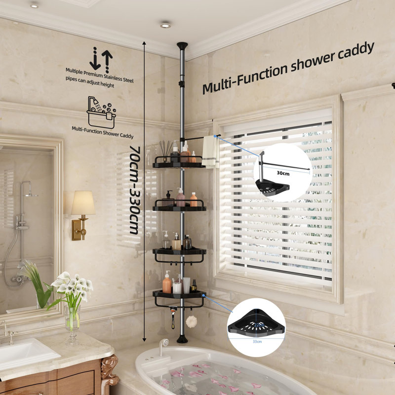 Nickiyah Stainless Steel Shower Caddy