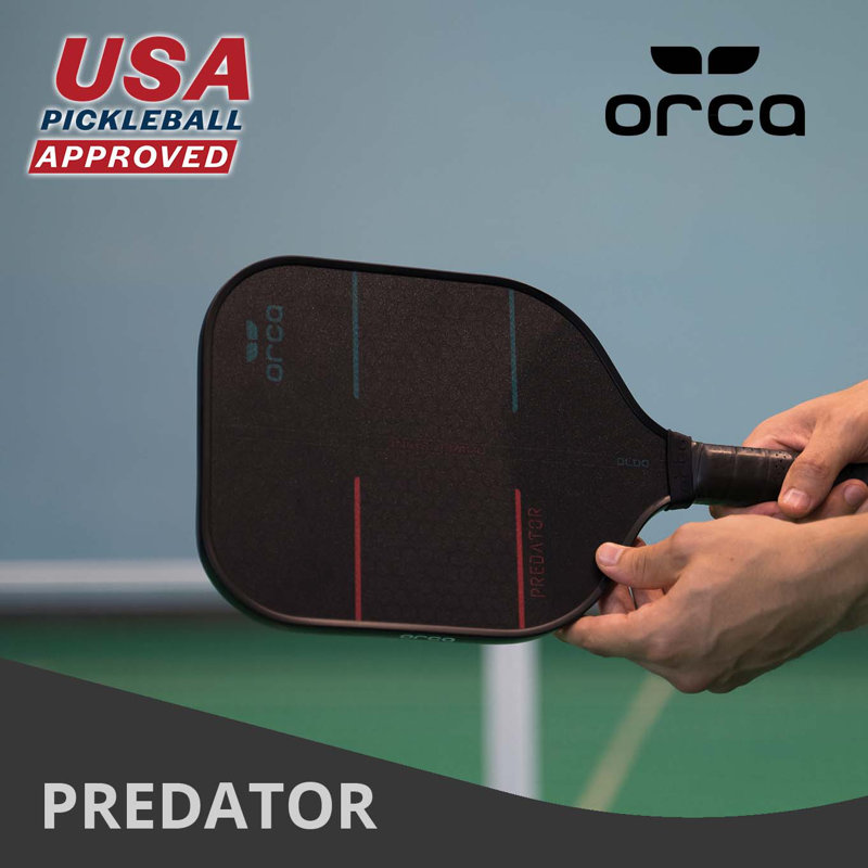 Orca Pickleball Predator Performance Series Fiberglass Pickleball Paddle - Power Edition Pickleball Paddles