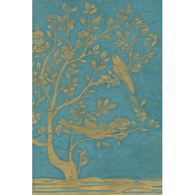 Topaz Chinoiserie II by June Erica Vess - Wrapped Canvas Painting