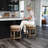 Maven Lane Pullman Backless Swivel Kitchen Stool with Upholstery Seat-128006625-128006624
