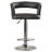 Swivel Upholstered Faux Leather Adjustable Height Counter Stool