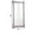 Casmers Crystal Acrylic Diamond Oversized Full Length Floor Mirror