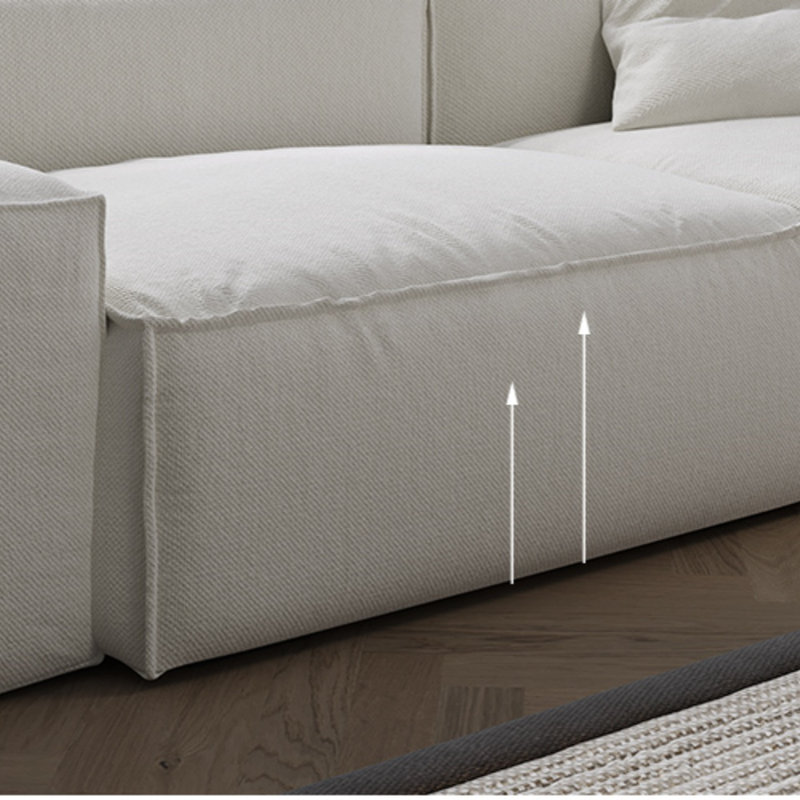 Modular Wabi-Sabi Washable Linen Sofa