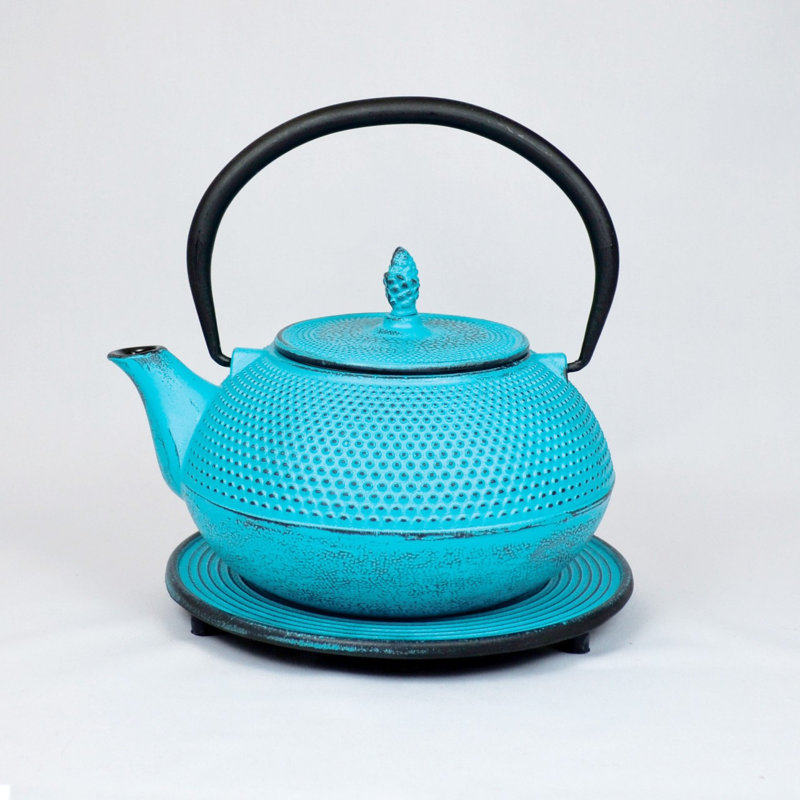 Cloelia 1.2 L Stovetop Safe Teapot, Petrol
