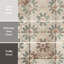 D'Anticatto Decor Florence 9" x 9" Porcelain Patterned Wall & Floor Tile