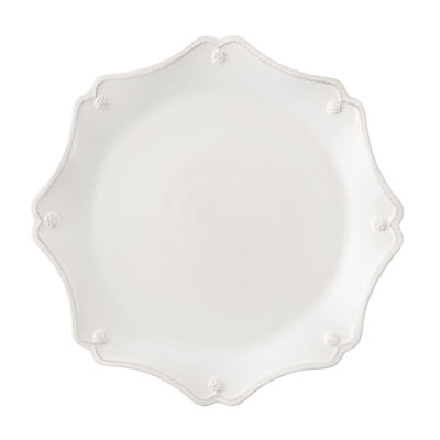 Berry & Thread Scalloped Charger