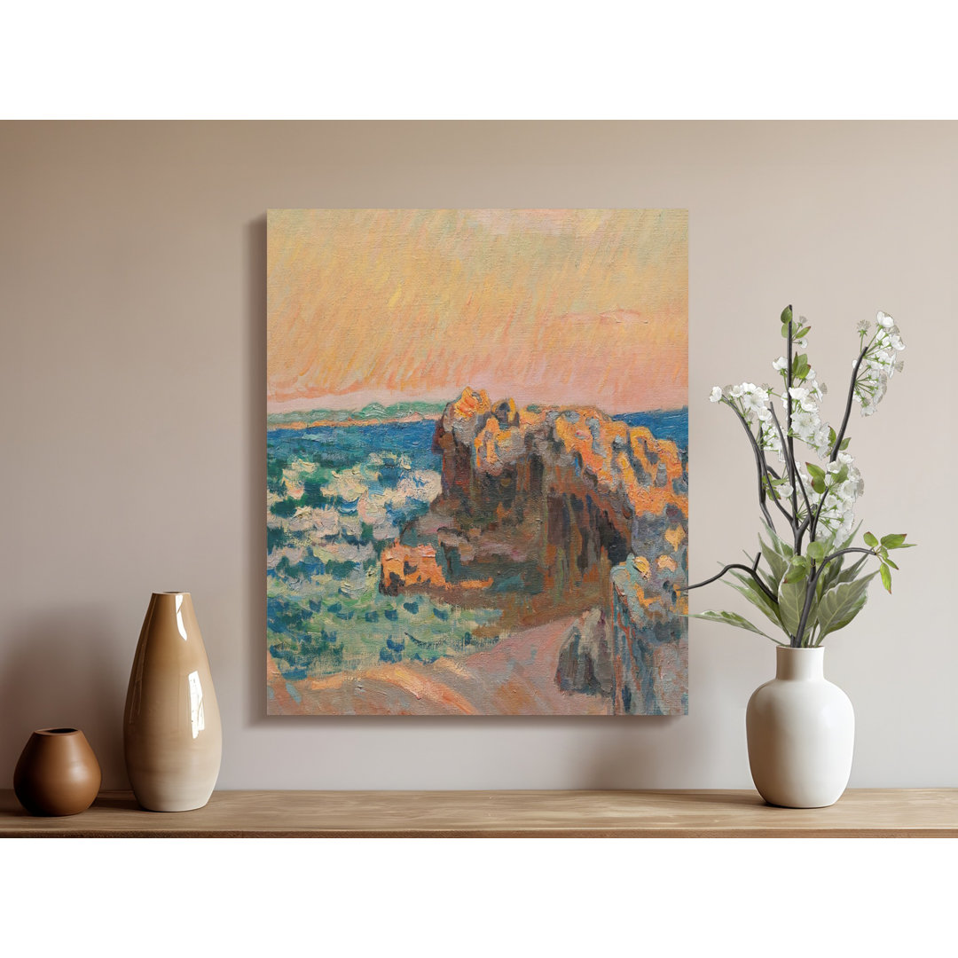 Coastal Impression Canvas Wall Art, Ocean Scene, Gallery Wrapped, Ready to Hang, Archival Quality, Beach Decor, Statement Piece