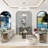 Glass And Silver Console Table