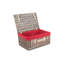 Wicker Basket with Lining-740574295