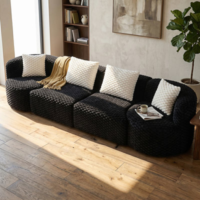 Modular Sectional Sofa with Deep Seating