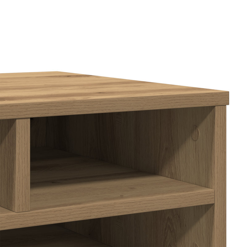 Vidaxl Printer Stand Artisan Oak 49X40x22.5 Cm Engineered Wood