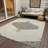 Riven Ivory Washable Indoor-Outdoor Rug - -1218660240