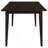 Henin Cappuccino Rectangle Dining Table