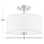 Plafonnier semi-encastré de 13 po 2 lumières Ralston-1600400431