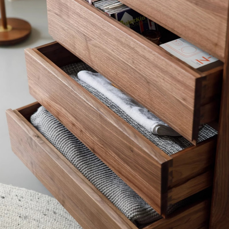 Commode d'appoint en bois massif Montisha