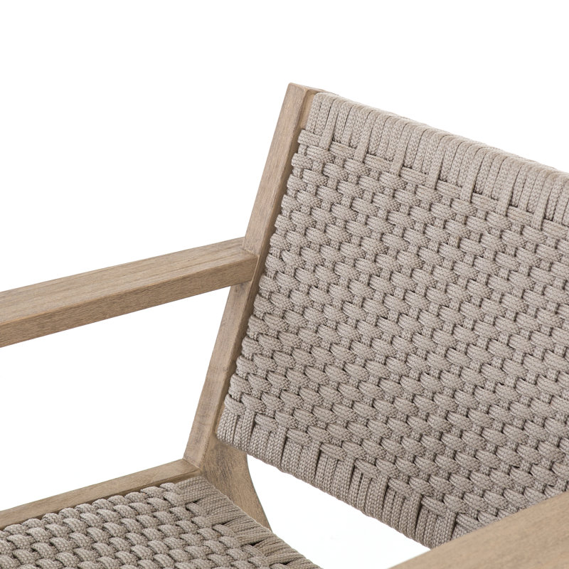 Outdoor Lounge Chair, Brown/Brown