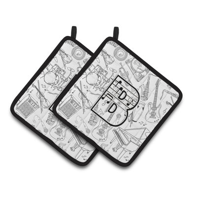 Note de musique Potholder
