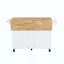 Îlot de cuisine avec comptoir à abattant, chariot d'îlot de cuisine roulant, table d'îlot de cuisine avec porte de grange avec armoire de rangement et support de tour, table d'îlot sur roulettes pour la cuisine