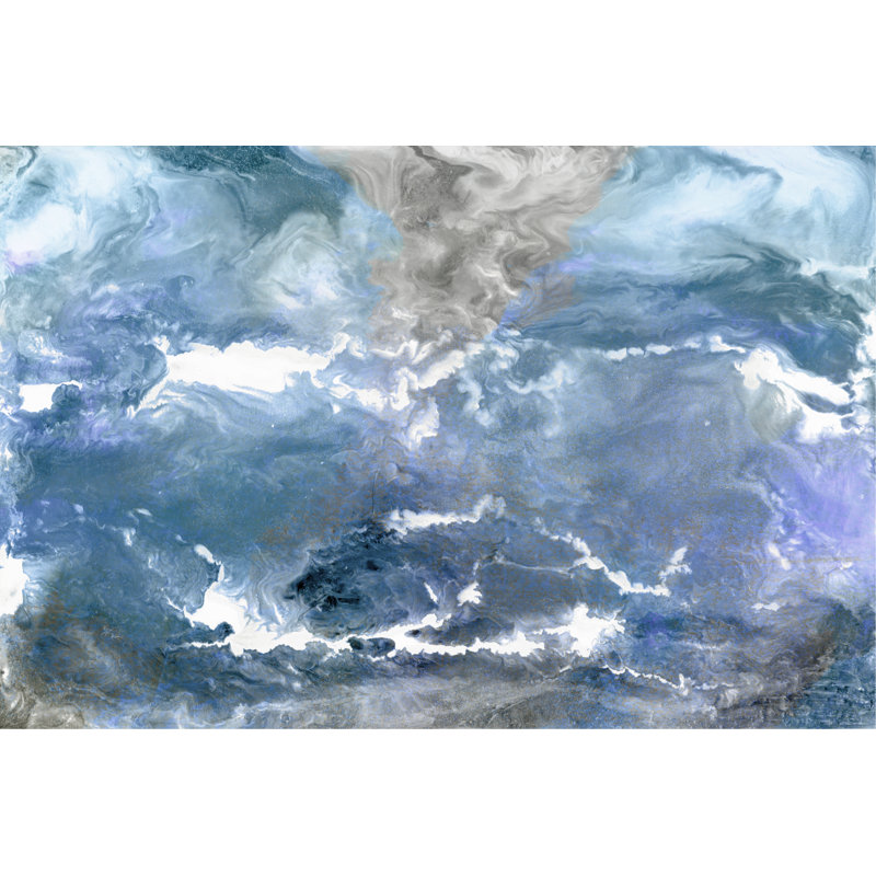 Glacial View by Pam Ilosky - Painting Print, Wrapped Canvas, 20cm H x 30cm W