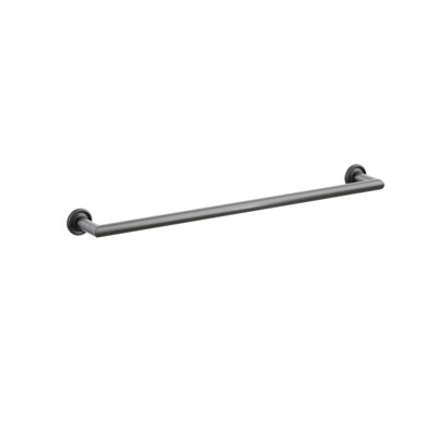 Modern Tubular Brass Double Wall Mounted Towel Bar