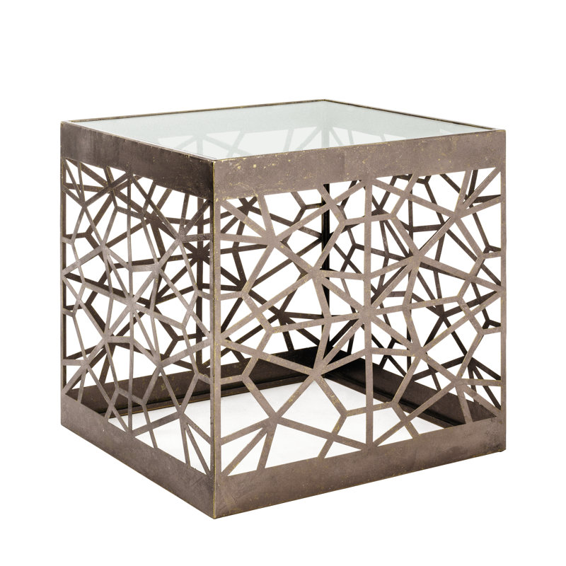 Despres 50cm W Metal Bedside Table