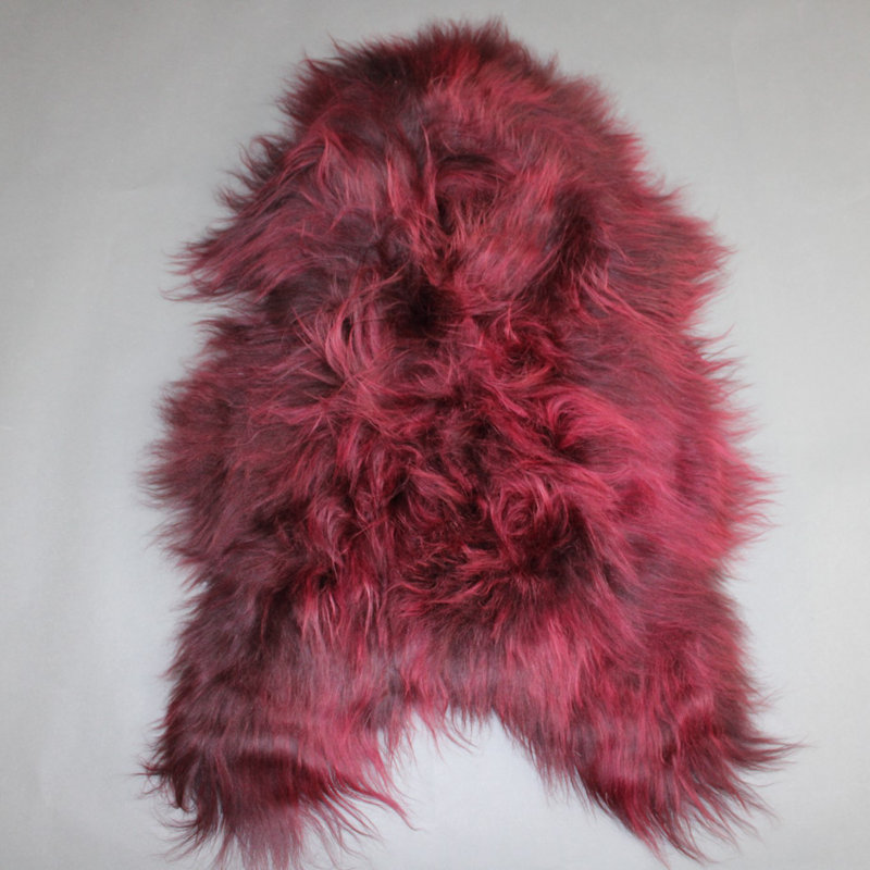 Adrienne Solid Colour Sheepskin 65cm X 95cm Area Rug