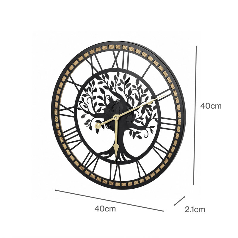 Iron Digital Wall Clock