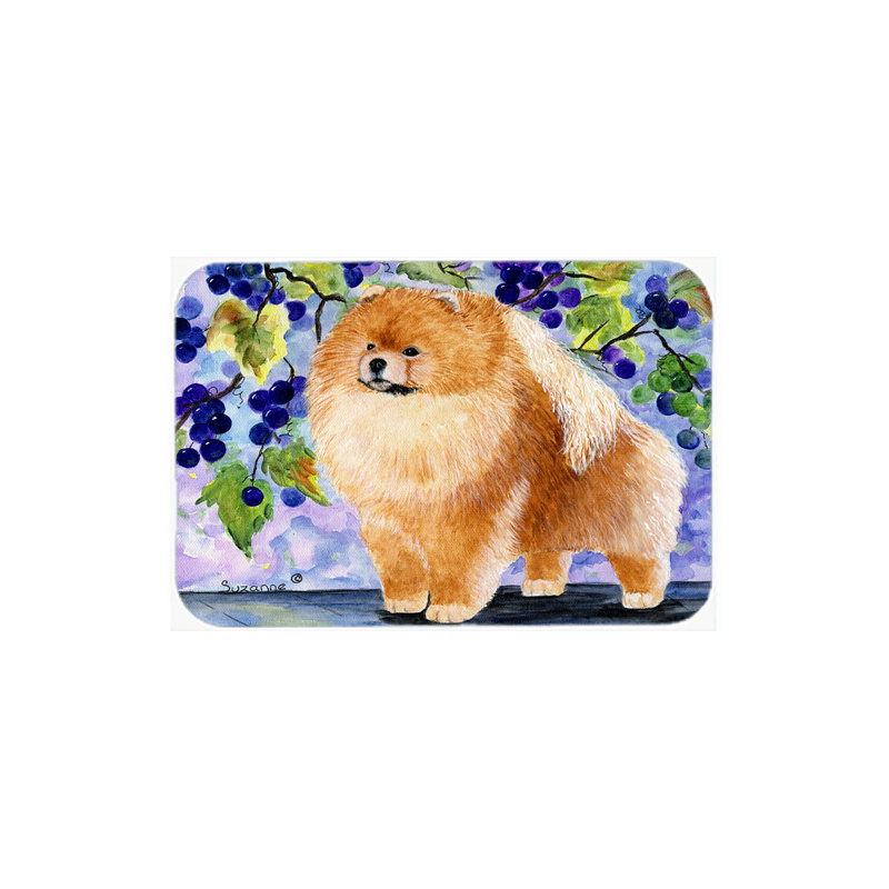 East Urban Home Pomeranian Glass Cutting Board