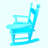 Cateluta Solid Wood Rocking Adirondack Chair Sturdy slatted back rest for comfort and safety Constructed of solid hardwood-2111211005