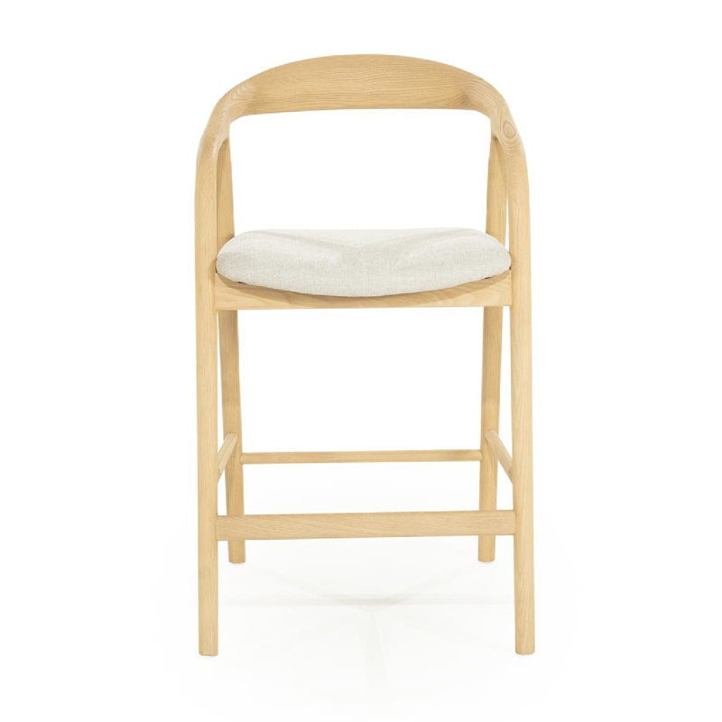 Rayven Barstool High, Natural, Counter Stool (26" Seat Height)