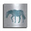  «Horse Great» par Erin Clark, art mural en métal, 12 po x 12 po-1053076048