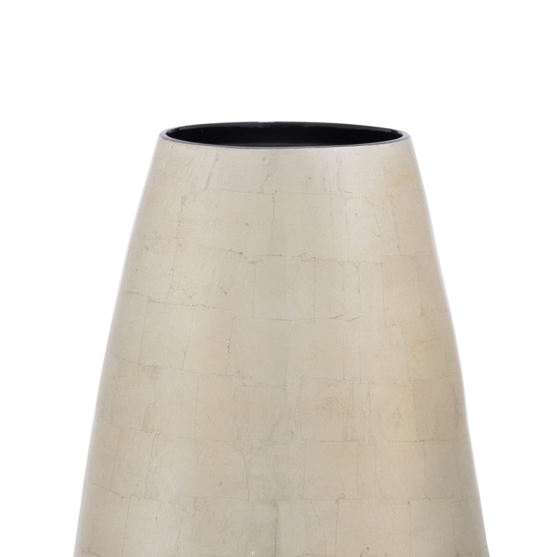 Great House Large Vase, Champagne Silver