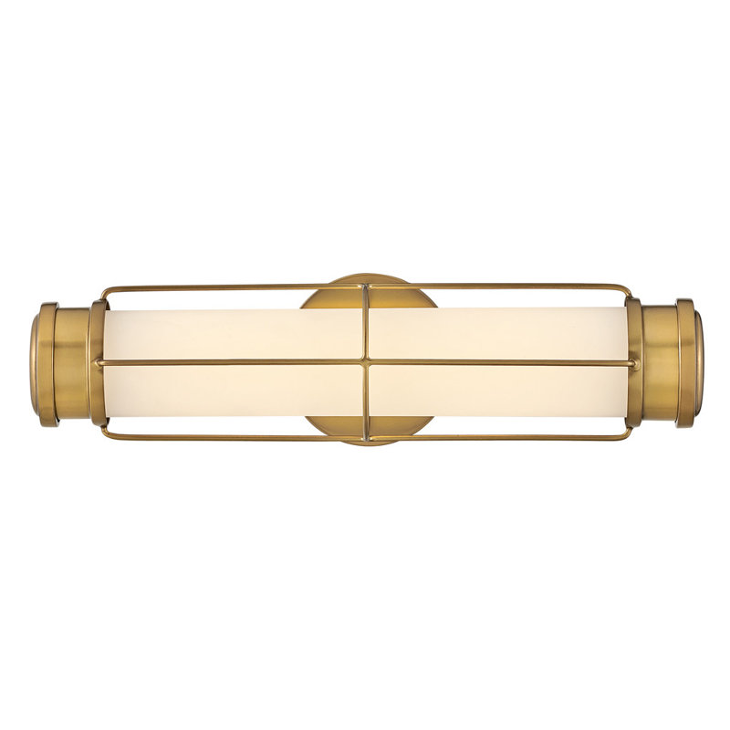 Saylor 17" Integrated LED Bath Vanity Sconce, Heritage Brass