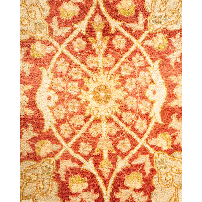 Classic One-of-a-Kind 6'1" x 9' Hand Knotted Area Rug