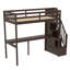 Lit simple Gihan avec bureau intégré