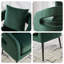 Chaise d'appoint moderne en velours avec pieds en métal élégants - Design ergonomique, assemblage facile et élégance peu encombrante-1142042712