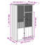 Cage en acier 78,7 po Drabic-1948227955