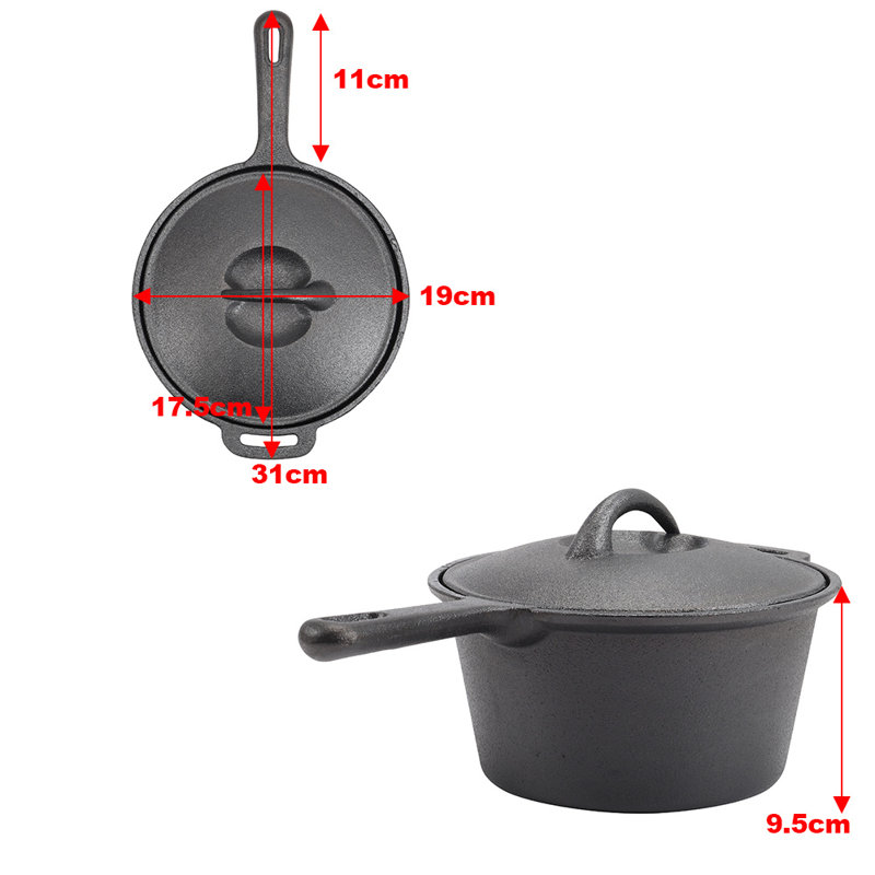 Belfry Kitchen Anguilla Cast Iron Stock Pot