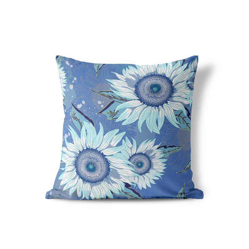 Housse et insert de coussin décoratif en polyester, 18 po x 18 po, Mauve / Gris