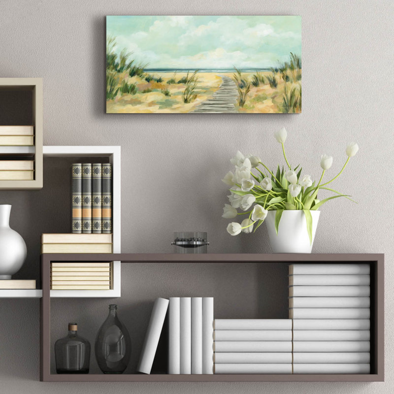  «Path Through The Dunes» par Silvia Vassileva, art mural en verre acrylique, H 12 po x l 24 po