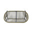 Causeuse moderne en osier d'extérieur avec motif en hamac et structure en métal durable pour un confort de patio ultime.-1299201941