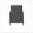 Linen Manual Push Back Recliner Chair-320699873