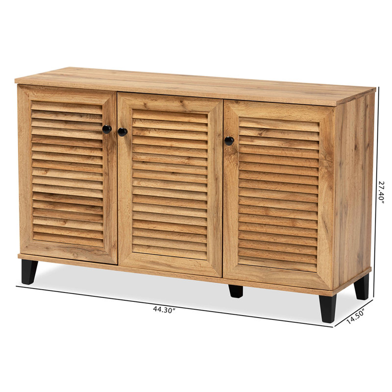 Coolidge 16 Pair Shoe Storage Cabinet