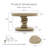 Jahmaal Curved Glossy Pedestal Side Table-1850944285
