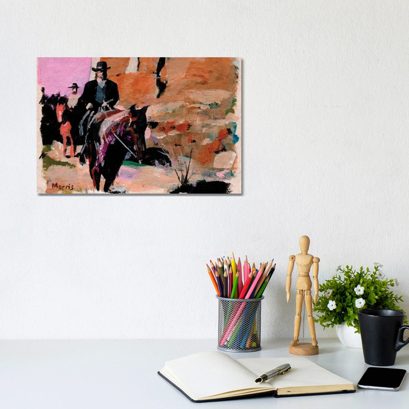Ride To Yuma by Kevin Brent Morris - Gallery-Wrapped Canvas Giclée on Canvas, 20.32 cm H x 30.48 cm W x 1.905 cm D