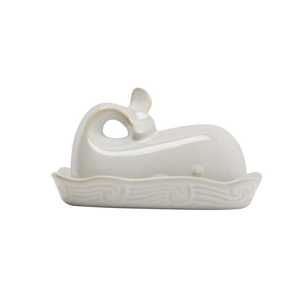 Chef Craft Select Plastic Butter Dish, 6.75 inch, Clear with Cover